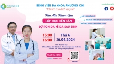 Lớp học tiền sản tháng 4: lợi ích da kề da sau sinh