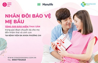  PCGH phối hợp với Cộng Đồng bầu tặng mẹ bầu gói bảo hiểm thai sản trị giá 50 triệu đồng