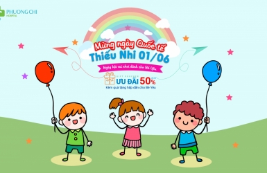 Ngày Quốc tế thiếu Nhi đến khám Nhi nhận quà liền tay