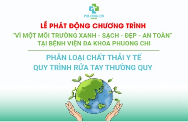 PCGH - Vì một môi trường xanh - sạch - đẹp - an toàn tại Bệnh viện lần II