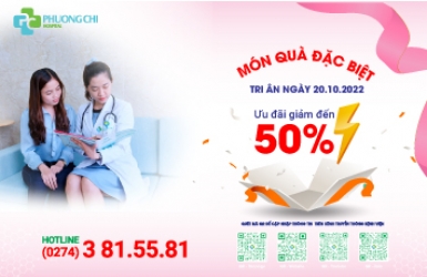 [Món quà đặc biệt]: Rinh trọn bộ ưu đãi lên đến 50% chi phí khám nhân ngày 20.10