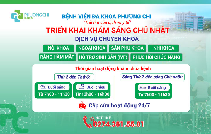 triển khai khám sáng chủ nhật