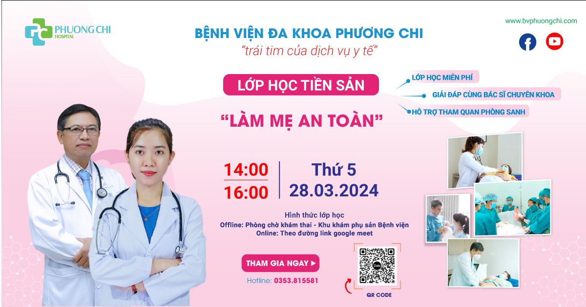 lớp học tiền sản làm mẹ an toàn