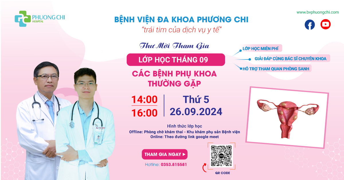 lớp học các bệnh phụ khoa